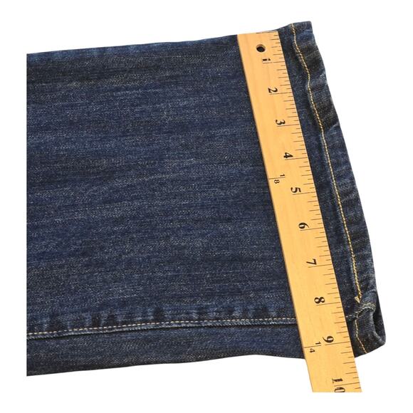 Levis 515 Bootcut Jeans Womens Size 14M Blue Mid Rise Dark Wash Classic Casual - Picture 14 of 14
